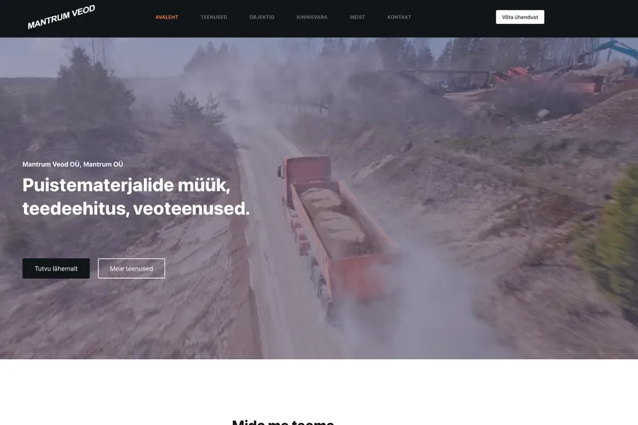 mantrum.ee ekraanitõmmis